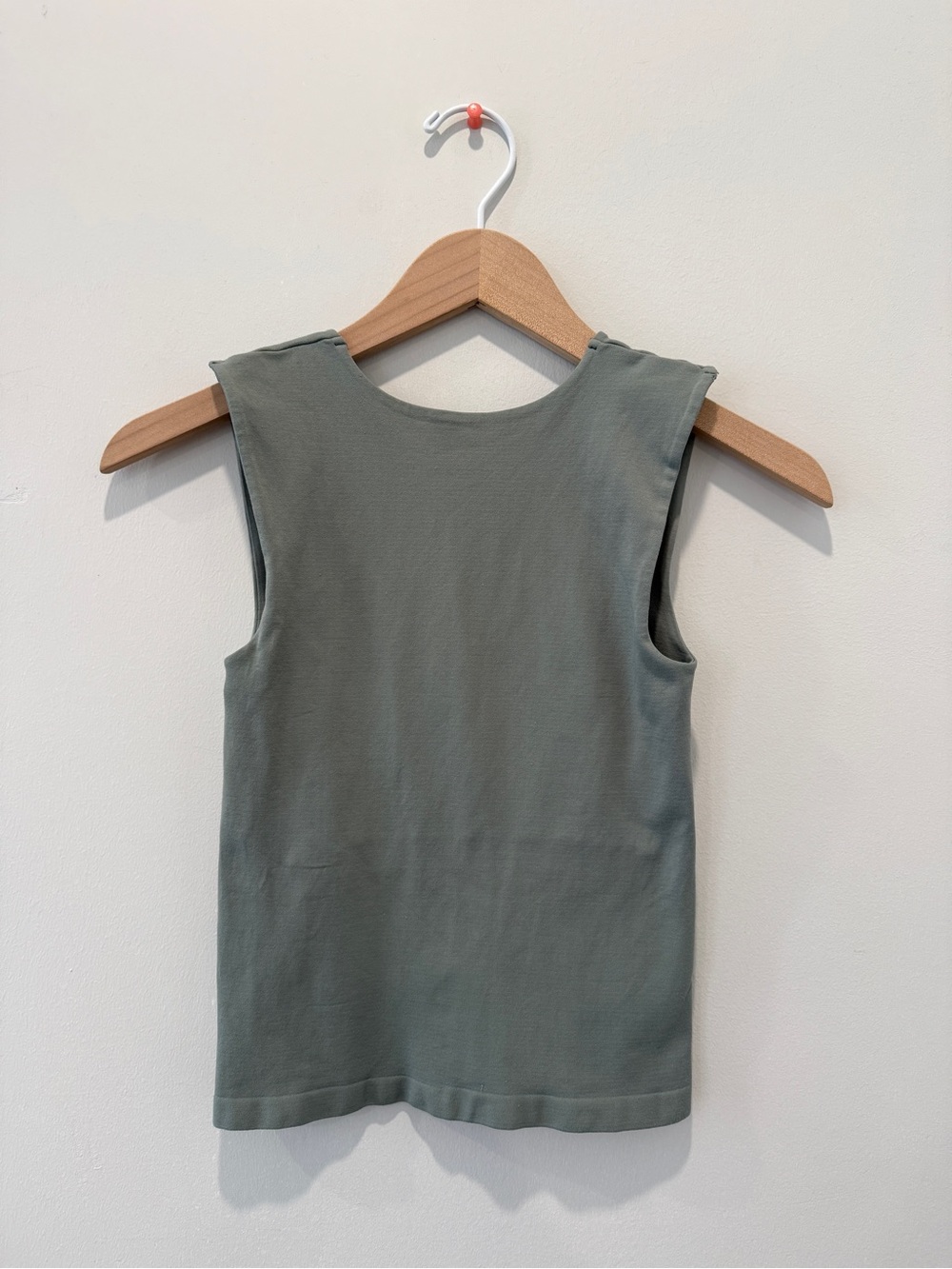 Free People Scoop Neck Tank in Sage
